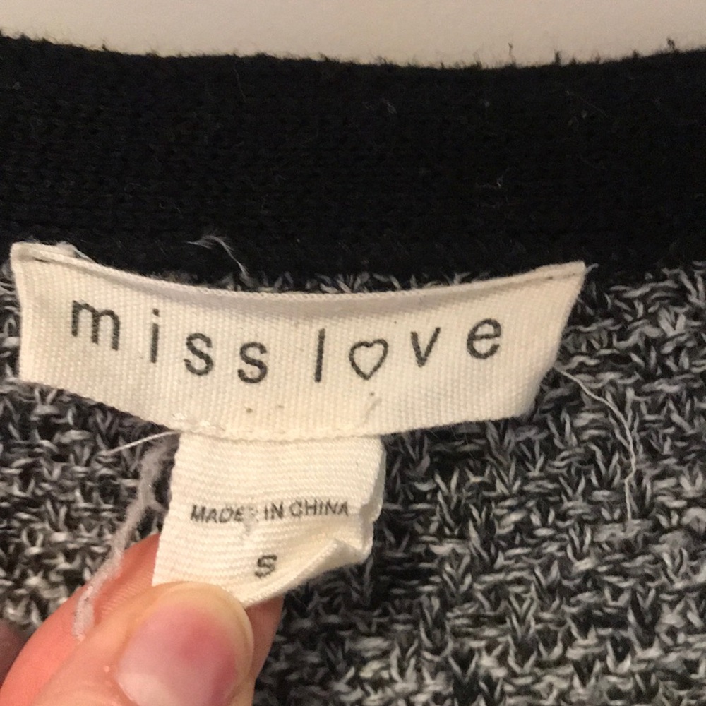 Grey Zip Up Cardigan - Picture 4 of 5